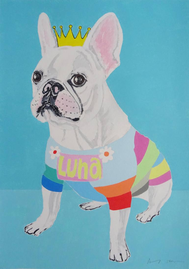 Print of Pop Art Dogs Painting by Andy Shaw