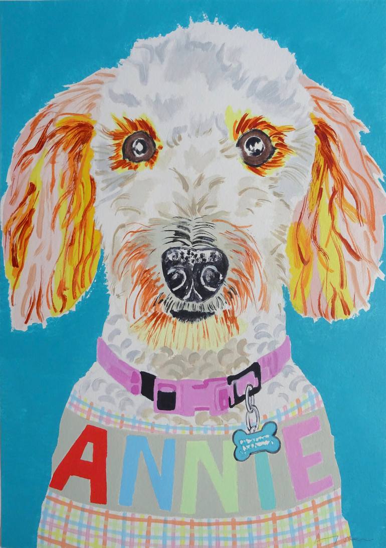Print of Pop Art Dogs Painting by Andy Shaw