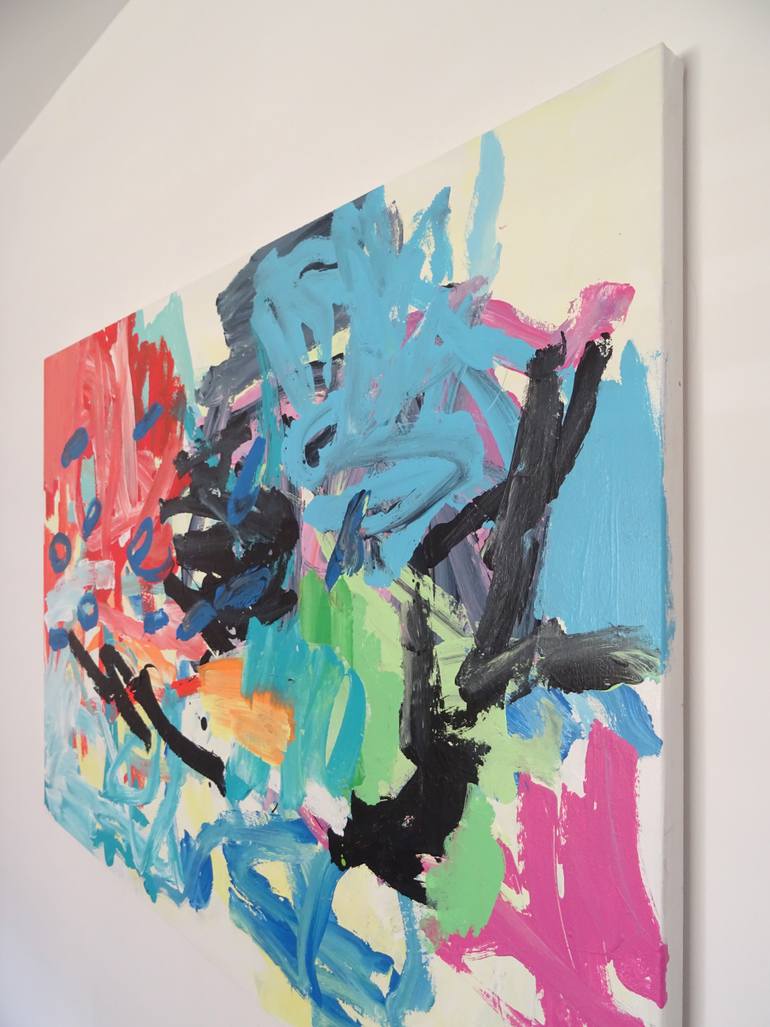 Hot Wheels Burning Rubber Painting by Andy Shaw Saatchi Art