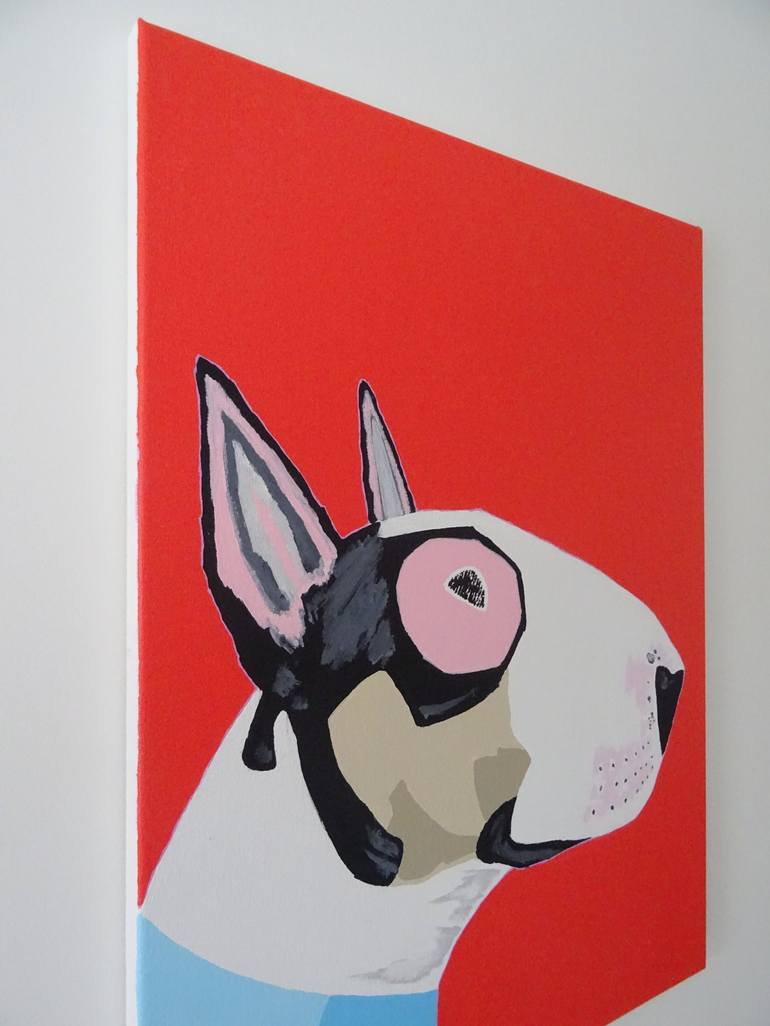 Original Dogs Painting by Andy Shaw