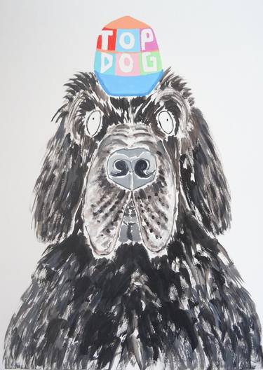 Print of Pop Art Dogs Paintings by Andy Shaw