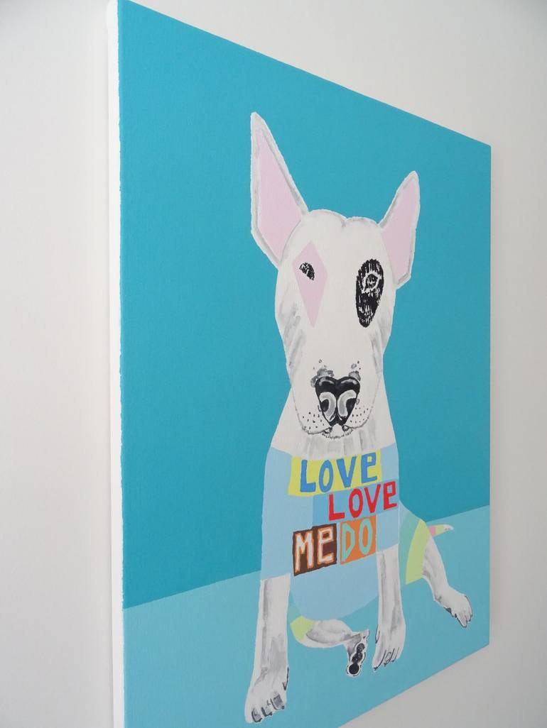 Original Pop Art Dogs Painting by Andy Shaw