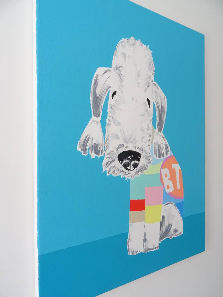 Original Pop Art Dogs Painting by Andy Shaw