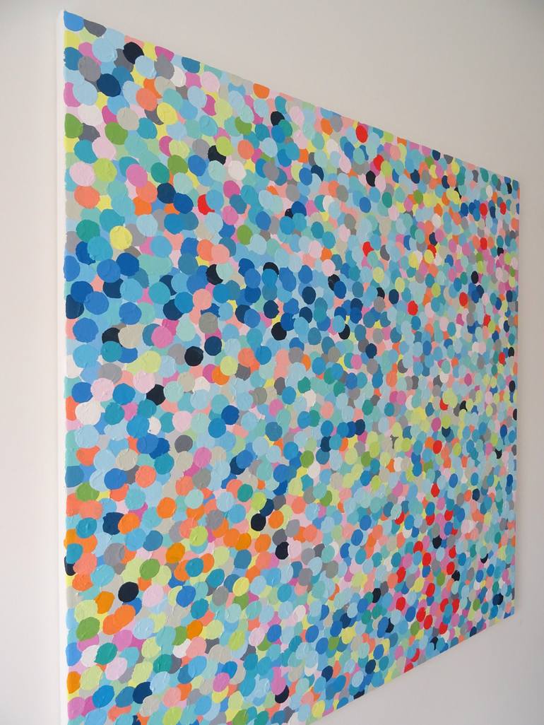 Original Pop Art Abstract Painting by Andy Shaw