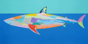 Print of Pop Art Fish Paintings by Andy Shaw