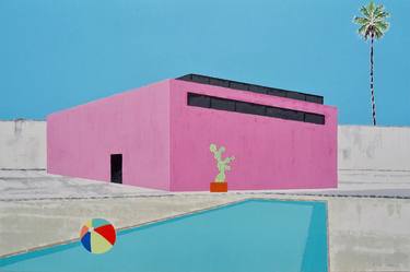 Original Pop Art Architecture Paintings by Andy Shaw