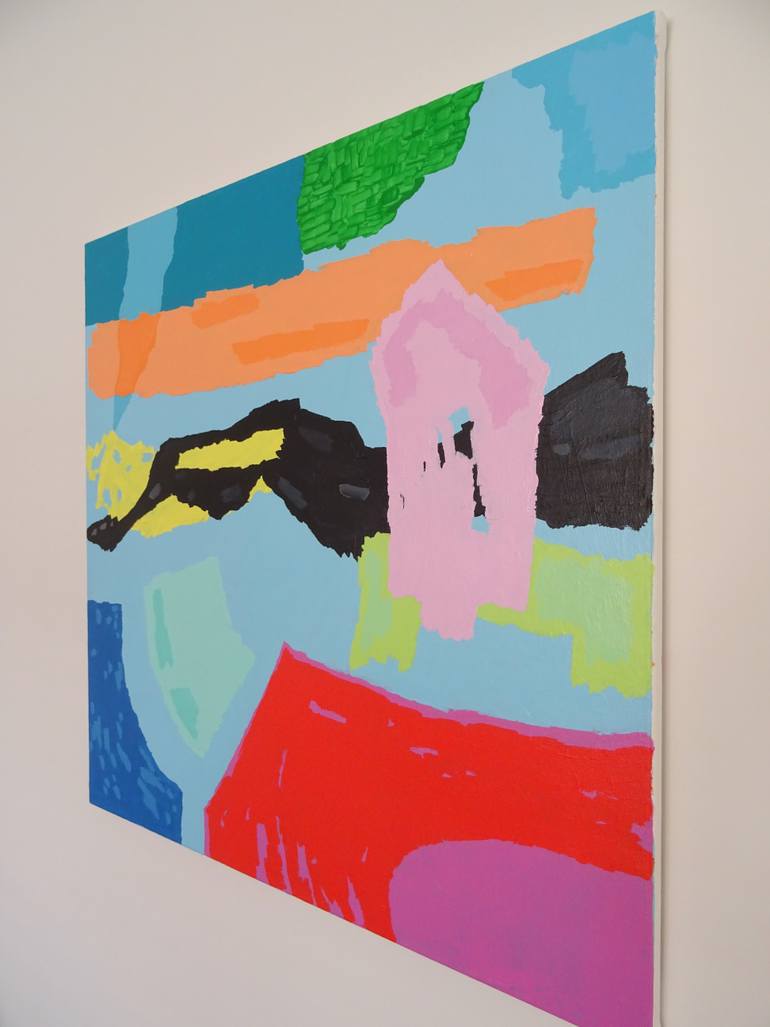 Original Contemporary Abstract Painting by Andy Shaw