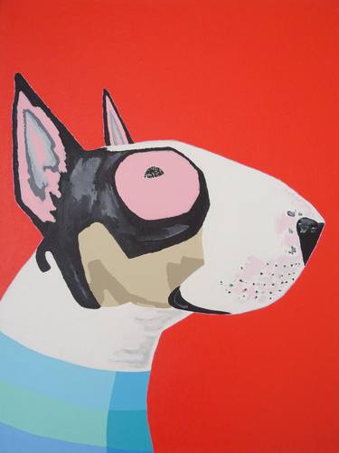 Original Dogs Paintings by Andy Shaw