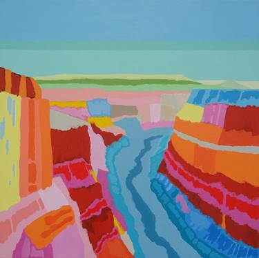 Print of Pop Art Landscape Paintings by Andy Shaw