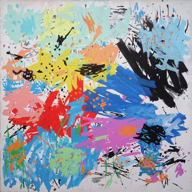 Original Pop Art Abstract Paintings by Andy Shaw
