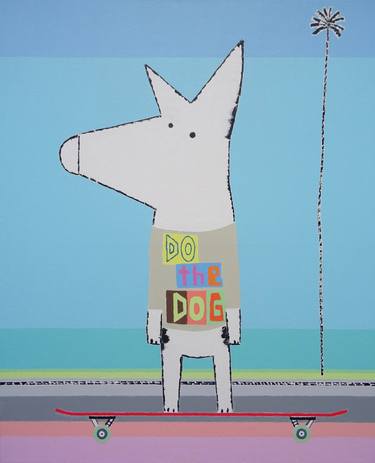 Print of Pop Art Dogs Paintings by Andy Shaw