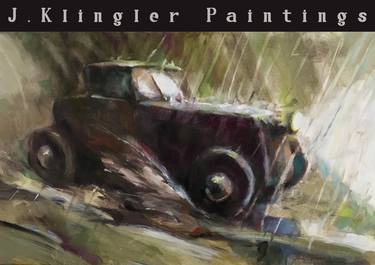 Print of Car Paintings by Jürg Klingler