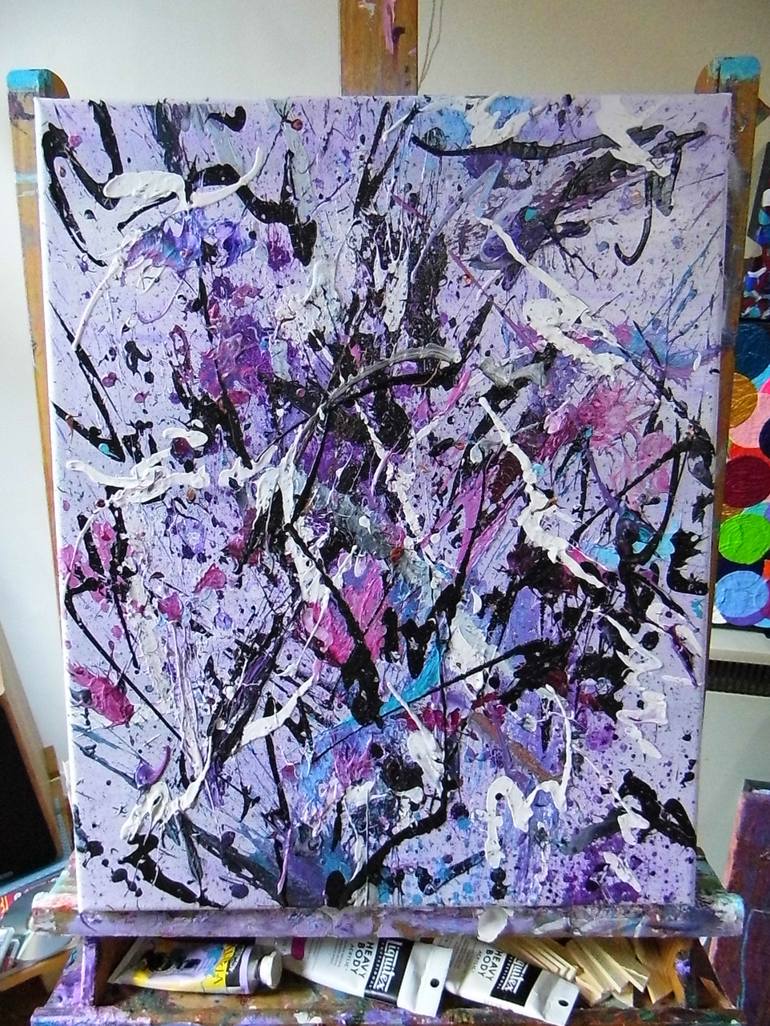 Original Abstract Expressionism Abstract Painting by simon slater