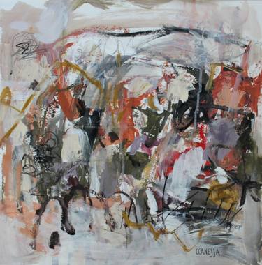 Original Abstract Expressionism Abstract Paintings by Catalina Canessa Gracia