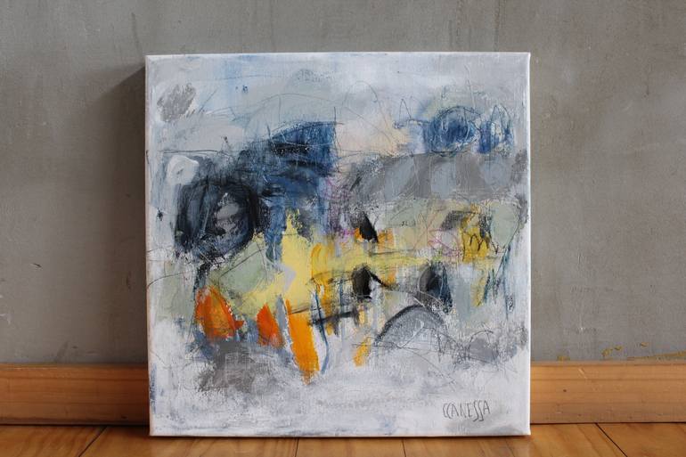 Original Expressionism Abstract Painting by Catalina Canessa Gracia