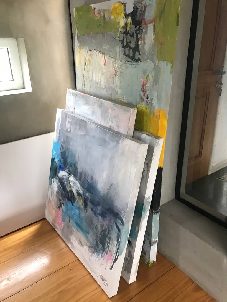 Original Abstract Expressionism Abstract Painting by Catalina Canessa Gracia