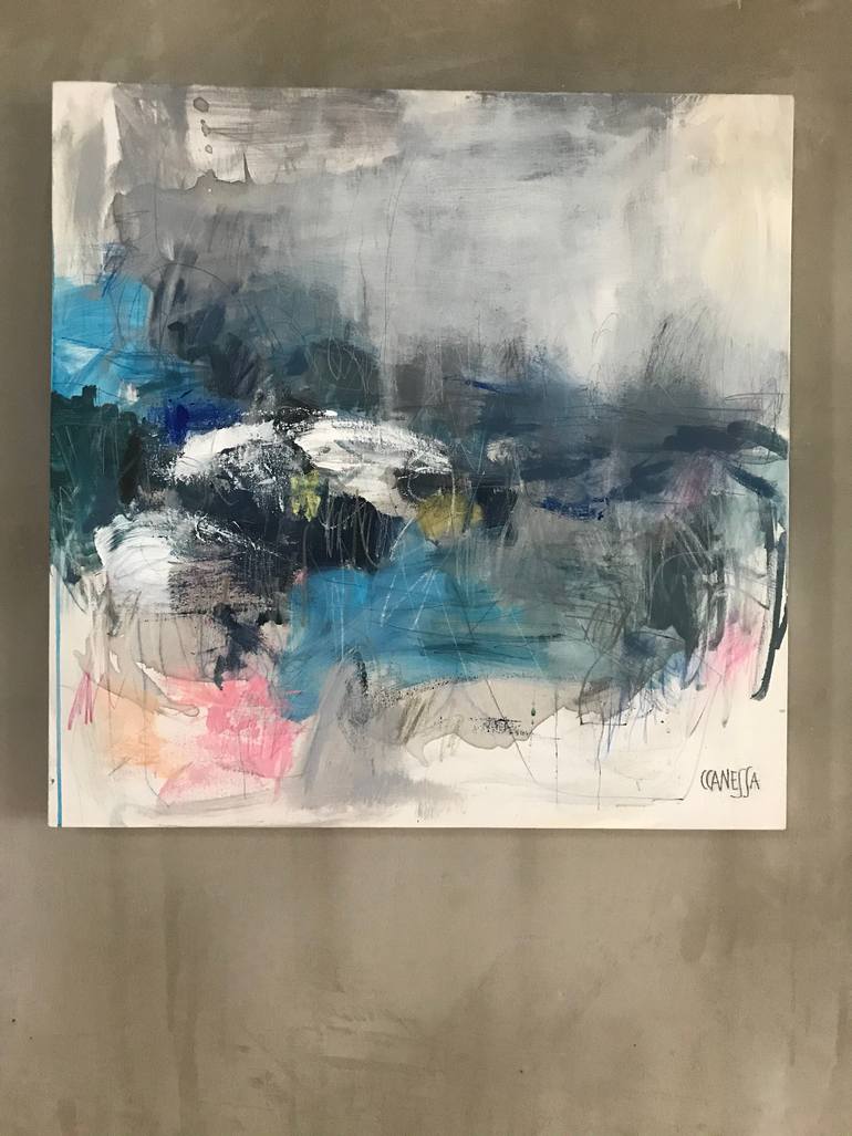 Original Abstract Expressionism Abstract Painting by Catalina Canessa Gracia