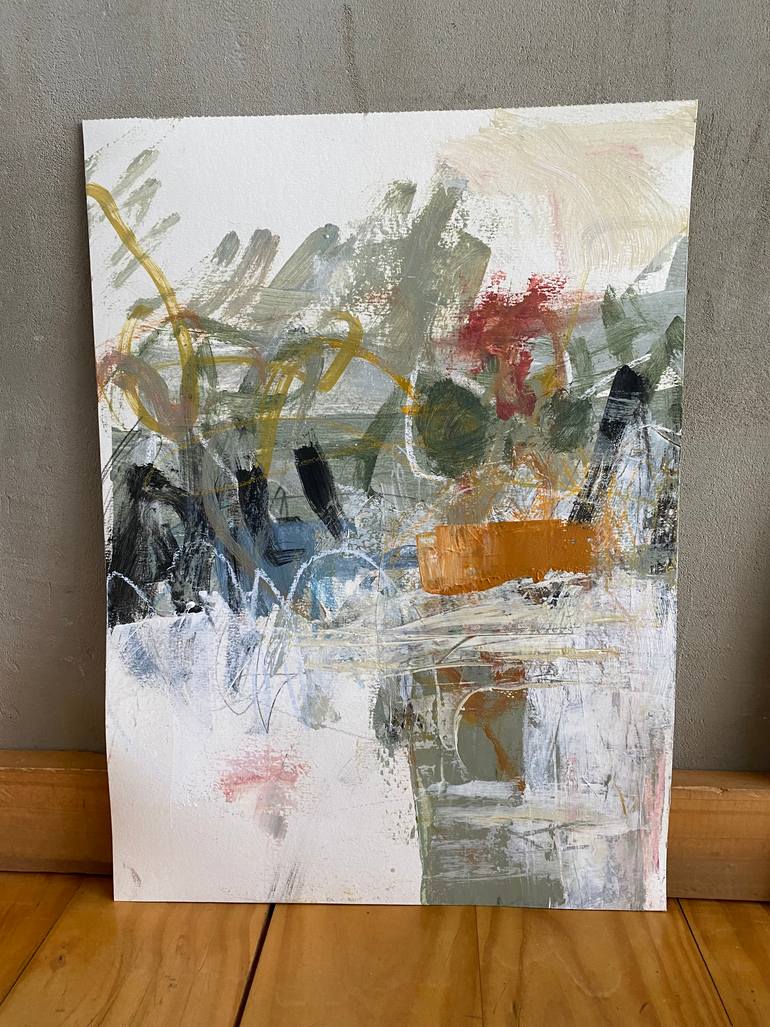 Original Abstract Expressionism Abstract Painting by Catalina Canessa Gracia