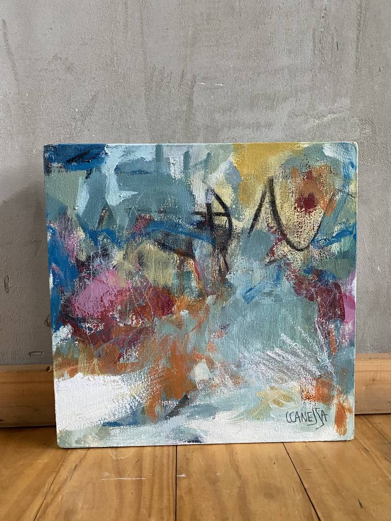 Original Abstract Expressionism Abstract Painting by Catalina Canessa Gracia