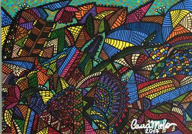 Original Fine Art Abstract Painting by Cau D Melo