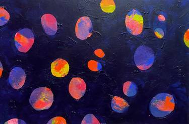 Original Abstract Outer Space Paintings by Bianca Kremer