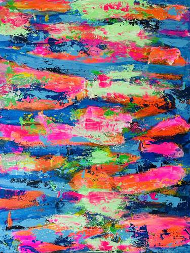 Original Abstract Expressionism Abstract Paintings by Bianca Kremer