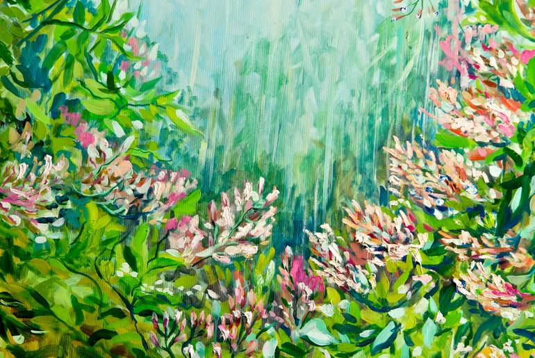 Original Impressionism Nature Painting by Vitalija Mejeraite