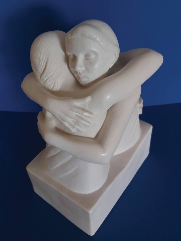 Original Figurative People Sculpture by Marie Smith
