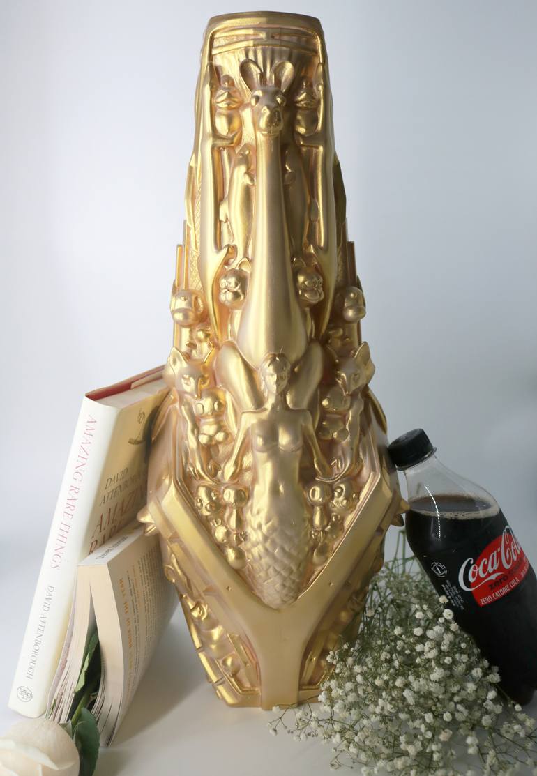 Original Art Deco Pop Culture/Celebrity Sculpture by Mark Foster Gage