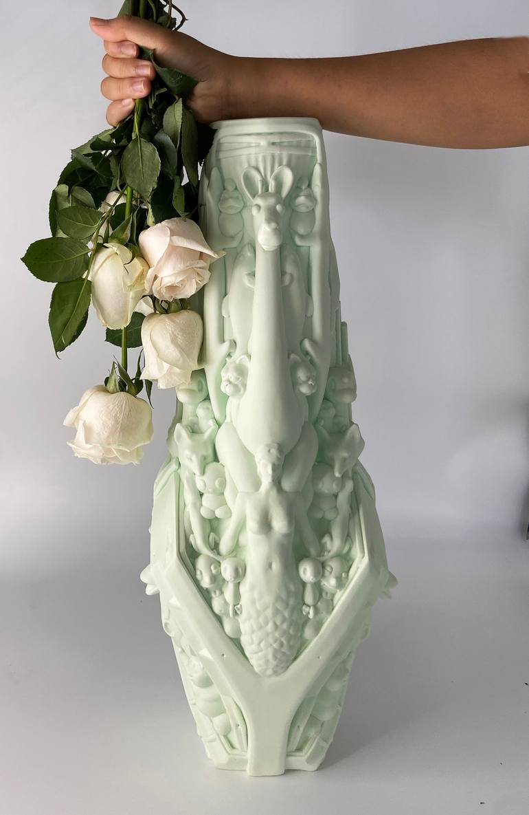 Original Art Deco Pop Culture/Celebrity Sculpture by Mark Foster Gage