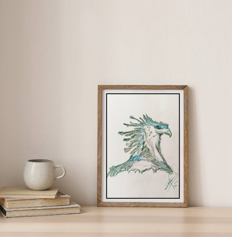 Original Art Deco Abstract Drawing by Nishasunanda Art