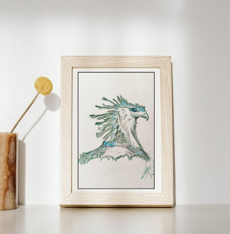 Original Art Deco Abstract Drawing by Nishasunanda Art