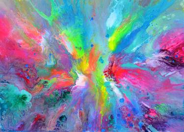 Original Fine Art Abstract Paintings by SOOS TIBERIU