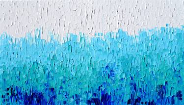 Tranquil XVII - Large Blue Painting thumb