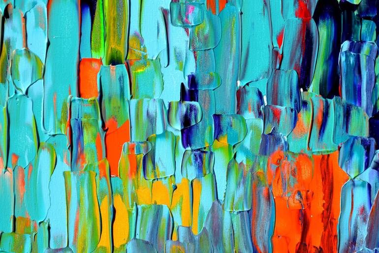 Original Abstract Painting by SOOS TIBERIU