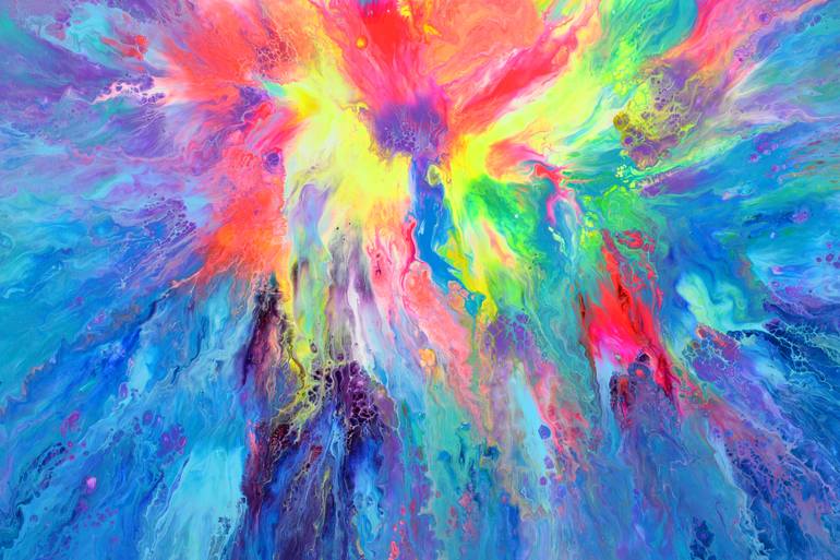 Original Modernism Abstract Painting by Soos Tiberiu