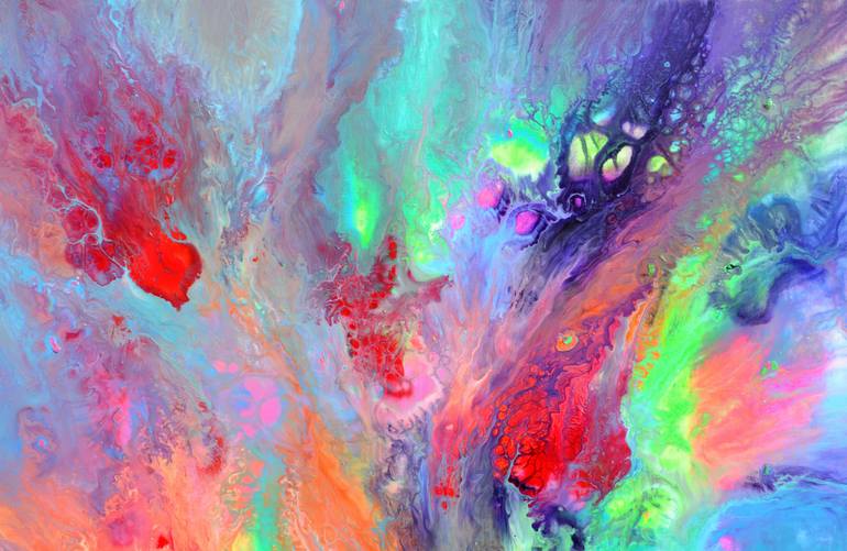 Original Conceptual Abstract Painting by Soos Tiberiu