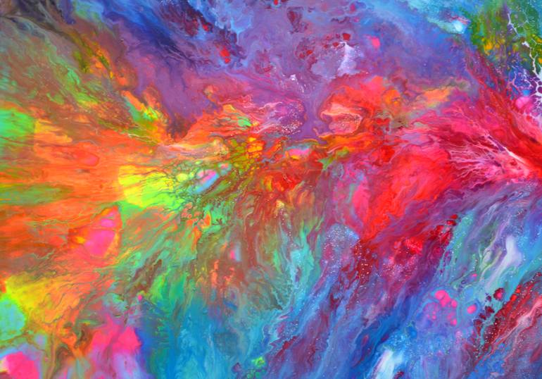 Original Conceptual Abstract Painting by Soos Tiberiu