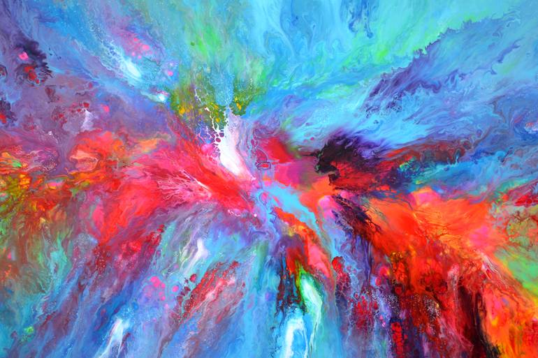 Original Conceptual Abstract Painting by Soos Tiberiu