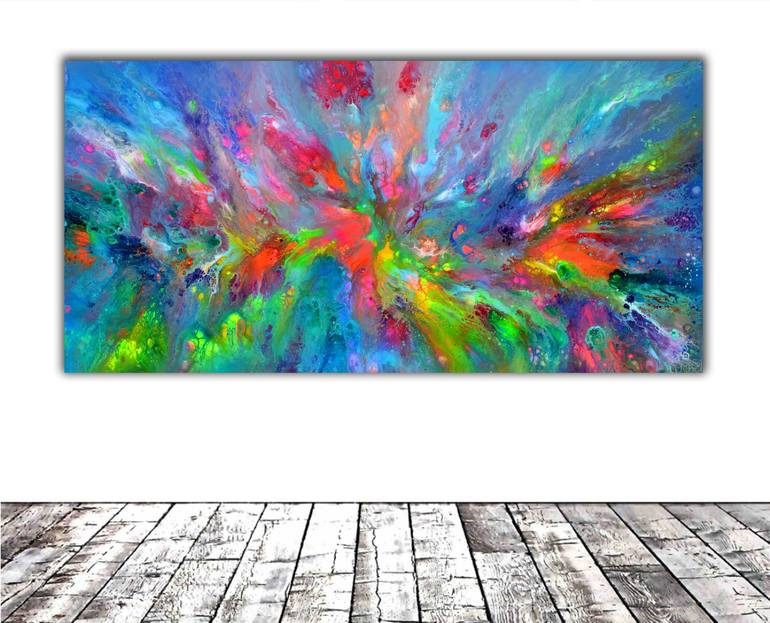 Original Conceptual Abstract Painting by SOOS TIBERIU