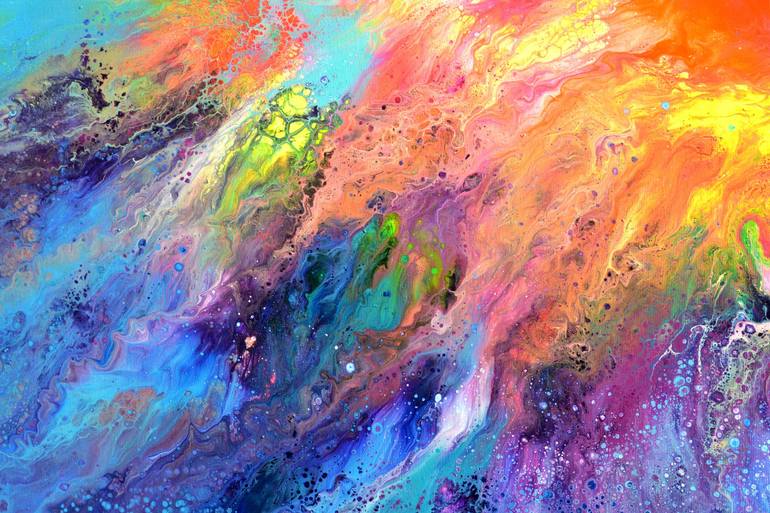 Original Conceptual Abstract Painting by Soos Tiberiu