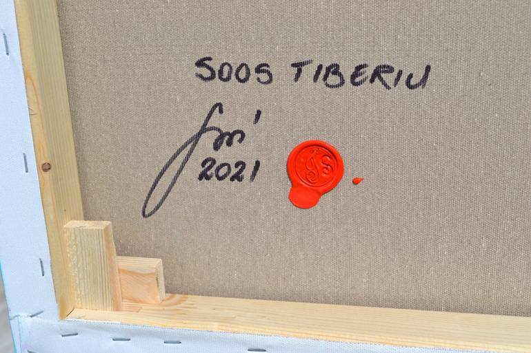 Original Conceptual Abstract Painting by Soos Tiberiu