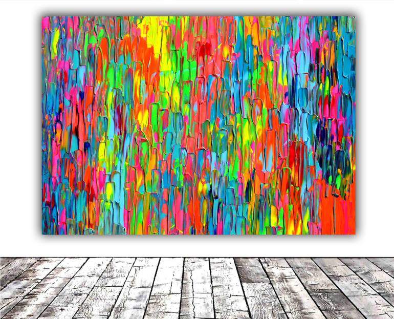 Original Contemporary Abstract Painting by SOOS TIBERIU