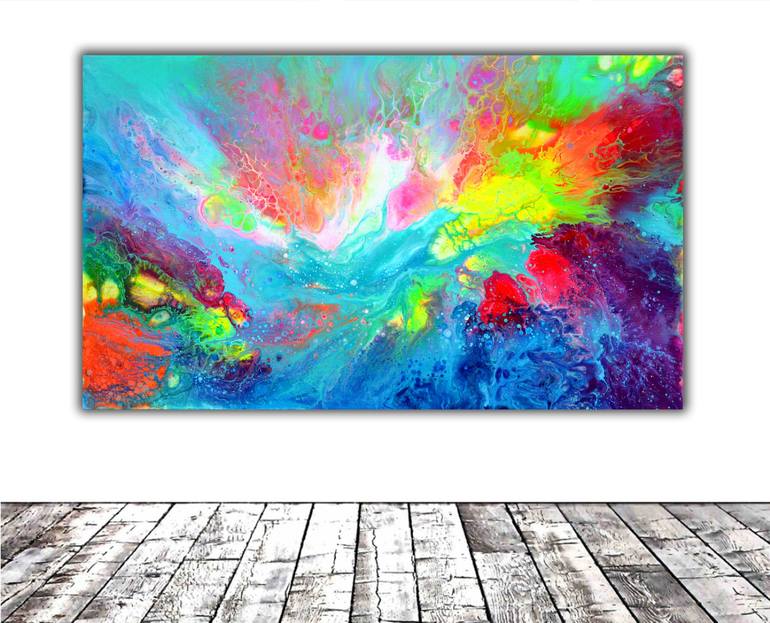 Original Contemporary Abstract Painting by SOOS TIBERIU