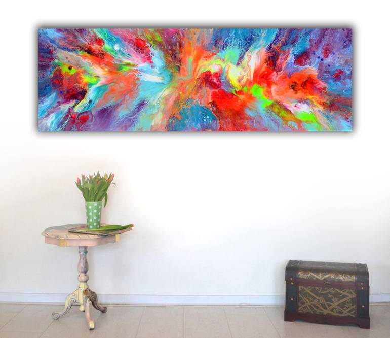 Original Contemporary Abstract Painting by SOOS TIBERIU