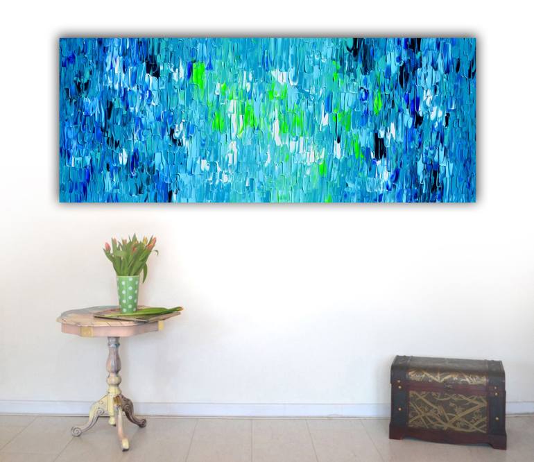 Original Fine Art Abstract Painting by SOOS TIBERIU