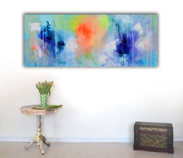 Original Impressionism Abstract Painting by SOOS TIBERIU