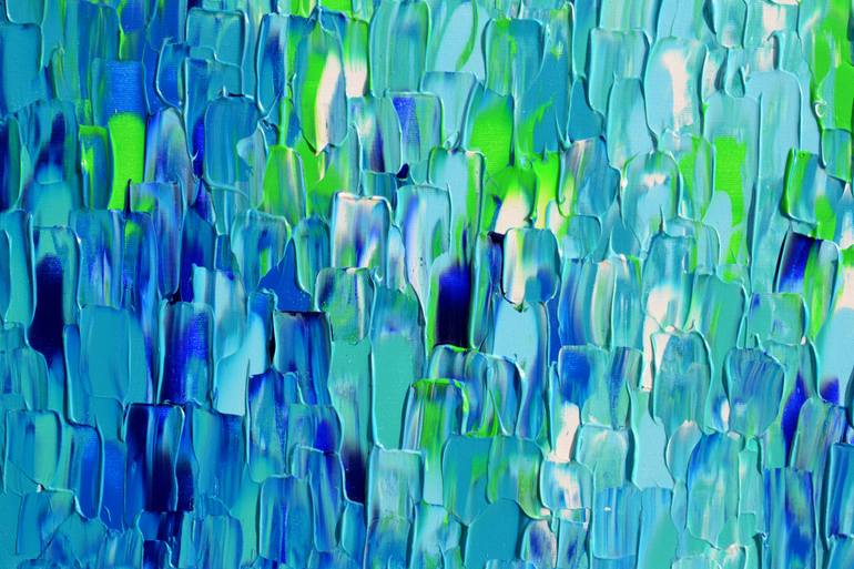 Original Abstract Expressionism Abstract Painting by Soos Tiberiu