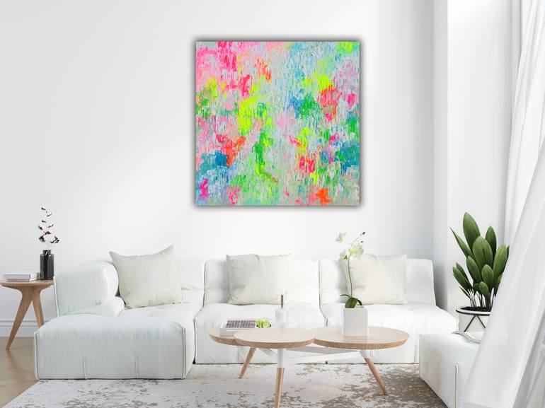 Original Fauvism Abstract Painting by Soos Tiberiu