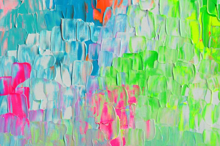 Original Fauvism Abstract Painting by Soos Tiberiu